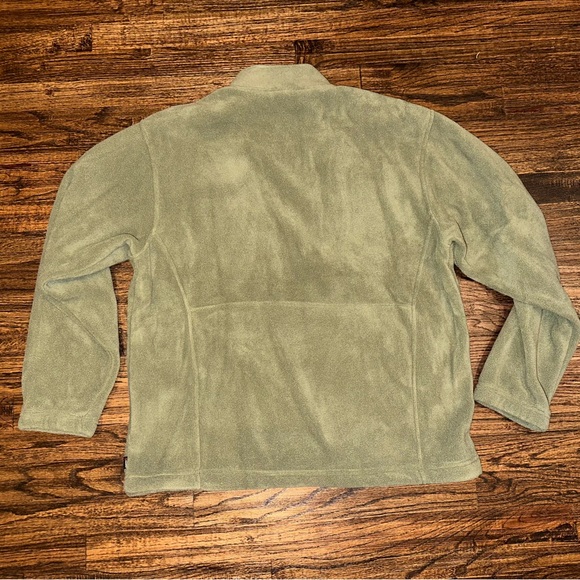 SUPREME (FW21) Polartec Half Zip Pullover Box Logo Fleece Jacket Olive Green NWT - Picture 7 of 7
